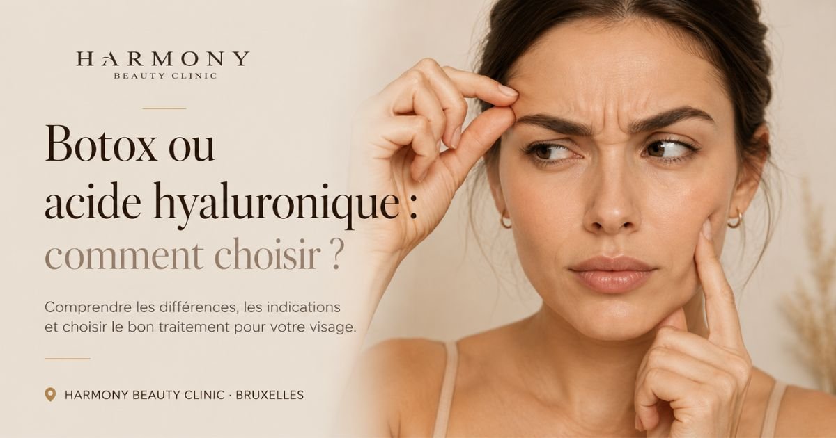 Toxine botulique ou acide hyaluronique : que fait chacun ?